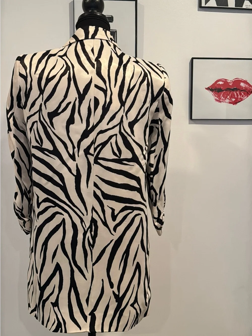 Zara Zebra Print Blazer – Size Small – NWT